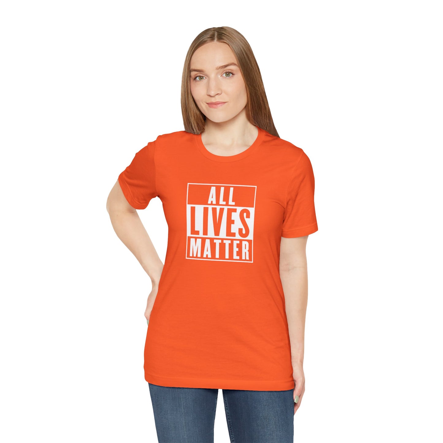 All Lives Matter ✊🏽🖤 Unisex Jersey Short Sleeve Tee