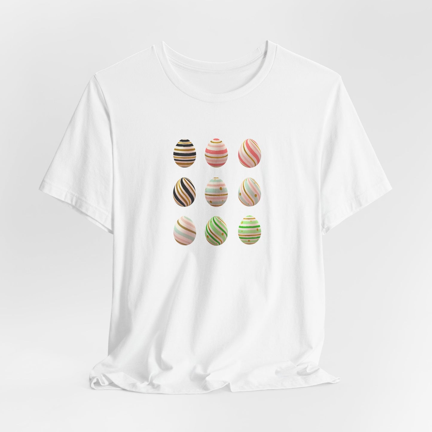 Egg-stravaganza Colorful Easter Egg Trio Unisex Jersey Short Sleeve Tee