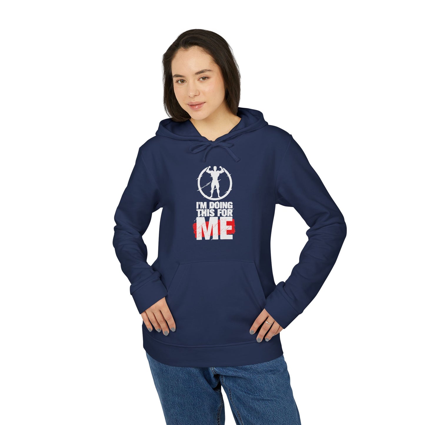 I'm Doing This For Me Adidas Unisex Cozy Fleece Hoodie