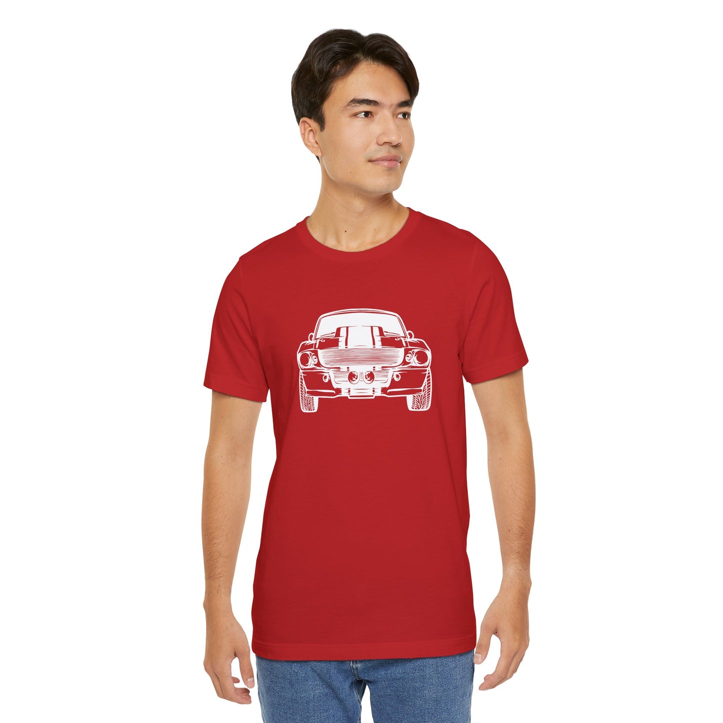 1967 Shelby Mustang GT500 Fastback Men's Jersey Short Sleeve Tee