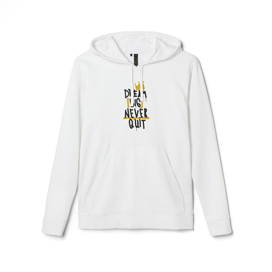 Dream Big Never Quit Adidas Unisex Cozy Fleece Hoodie