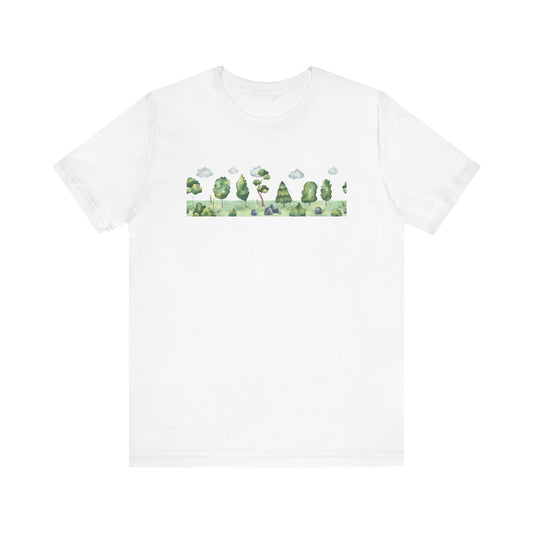 Unisex Jersey Short Sleeve Tee Green Dreams Meadow Magic