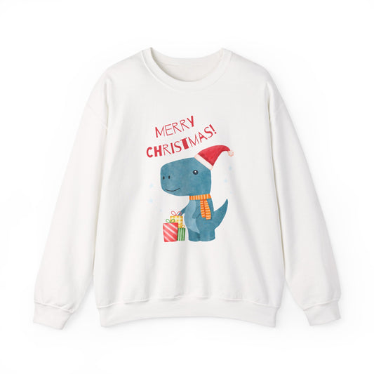 Merry Christmas Dino 🎄🦖🎁 Unisex Heavy Blend Crewneck Sweatshirt