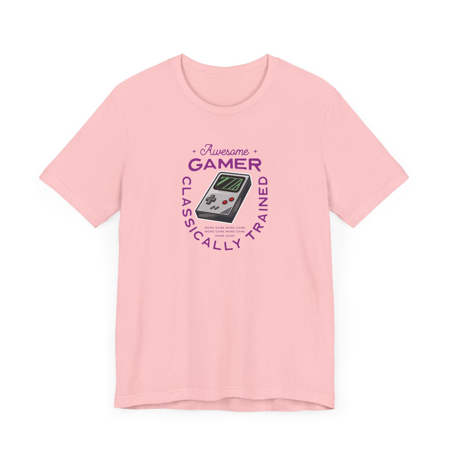 Unisex Jersey Short Sleeve Tee Awesome Gamer Classically Trained Purple Print