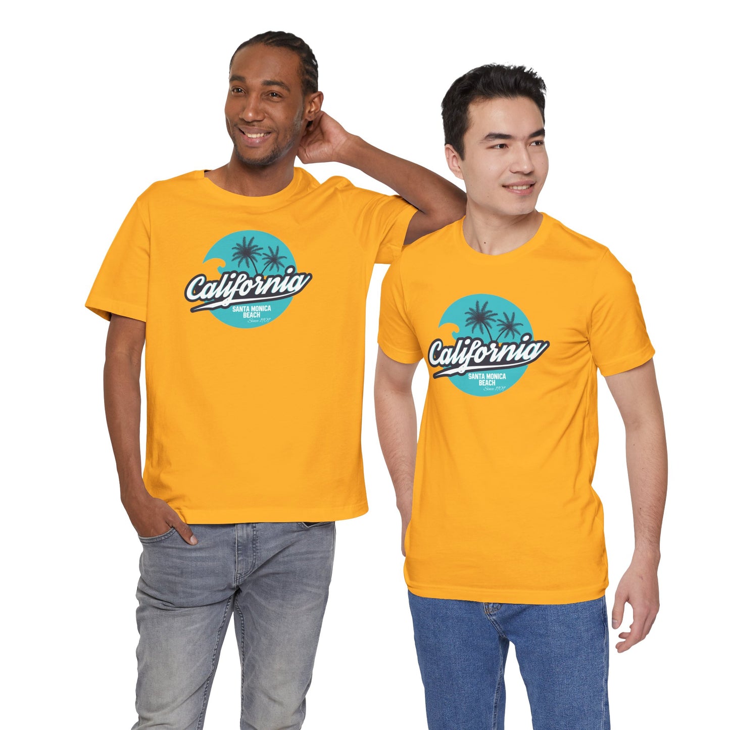 California Santa Monica Beach Unisex Jersey Short Sleeve Tee