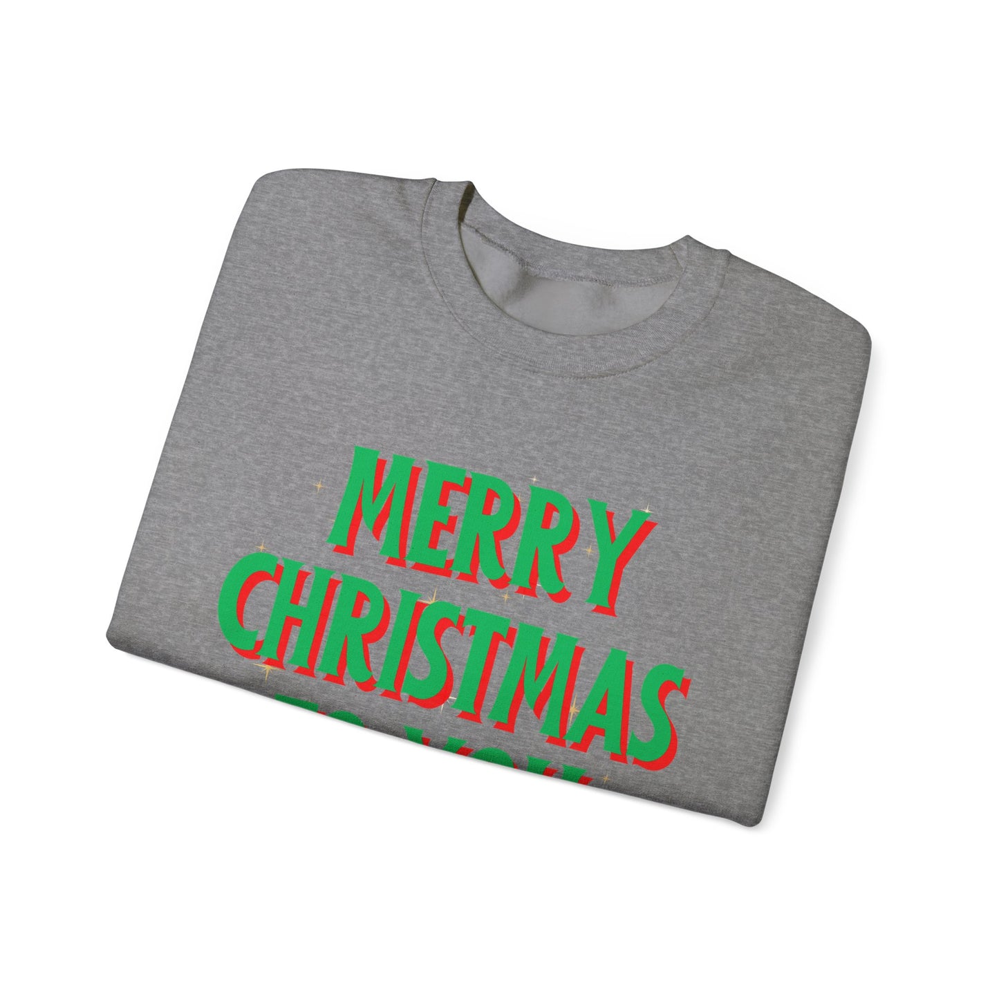 Unisex Heavy Blend Crewneck Sweatshirt Merry Christmas To You 🎄✨