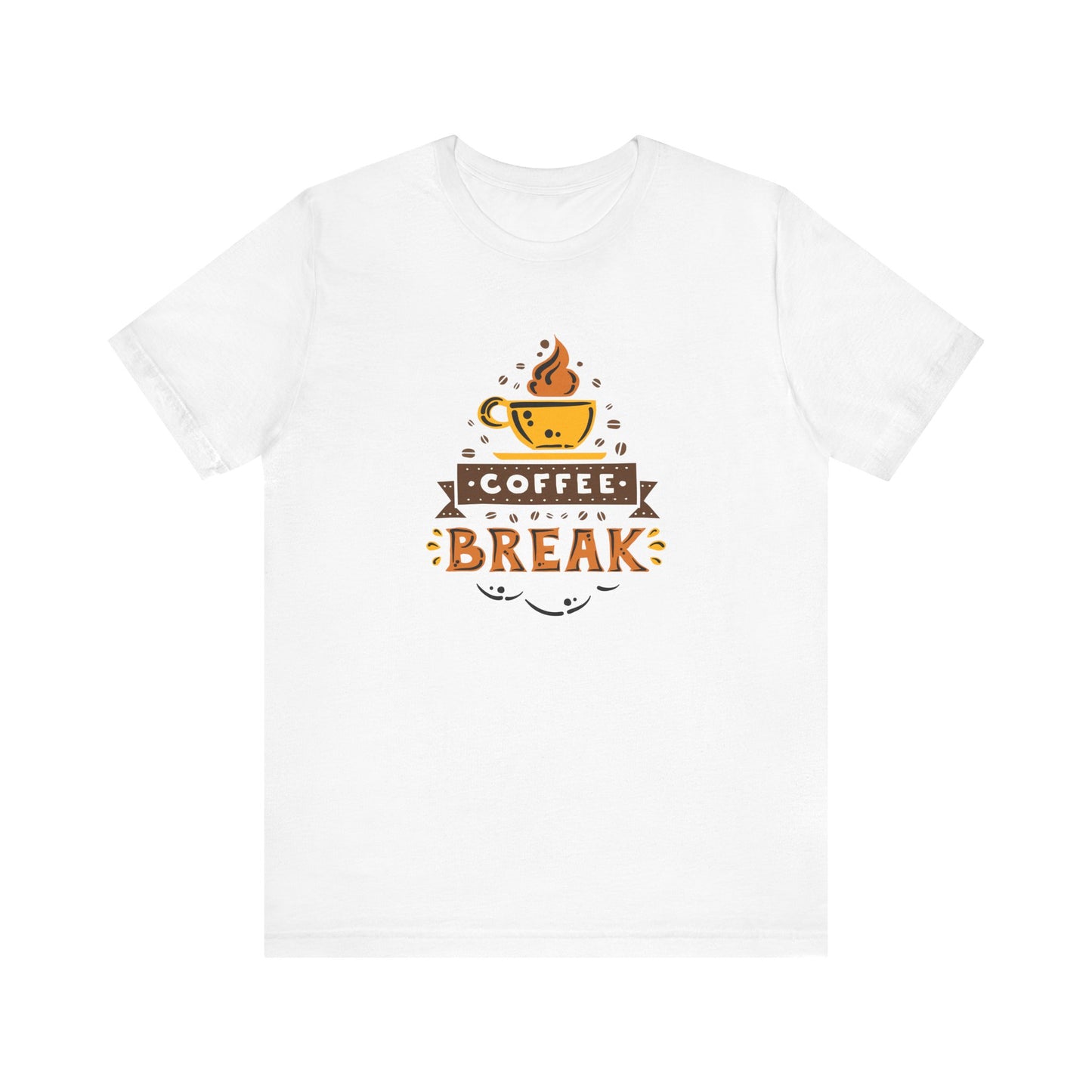 Unisex Jersey Short Sleeve Tee Coffee Break Vibes Tee - Sip, Sip, Hooray