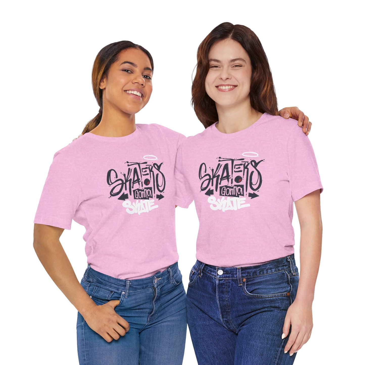Skaters Gonna Skate Unisex Jersey Short Sleeve Tee