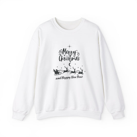 Unisex Heavy Blend Crewneck Sweatshirt Santa's Sleigh 🎅✨🎉