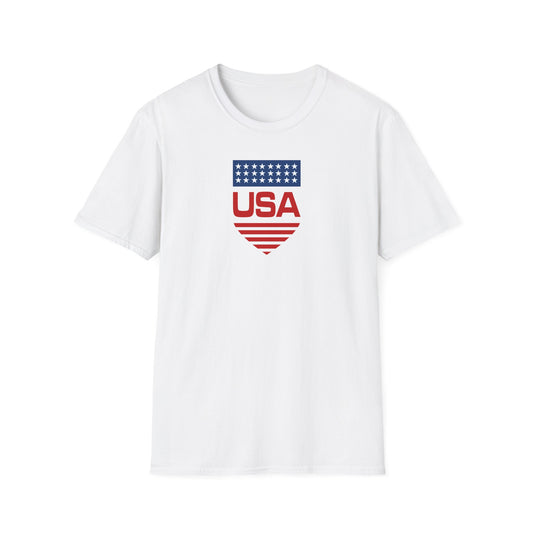 Patriotic Shield Unisex Softstyle T-Shirt