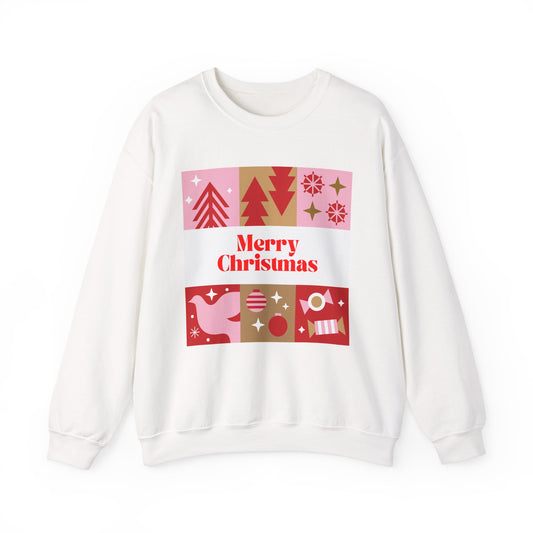 Christmas Montage 🎄💖✨ Unisex Heavy Blend Crewneck Sweatshirt