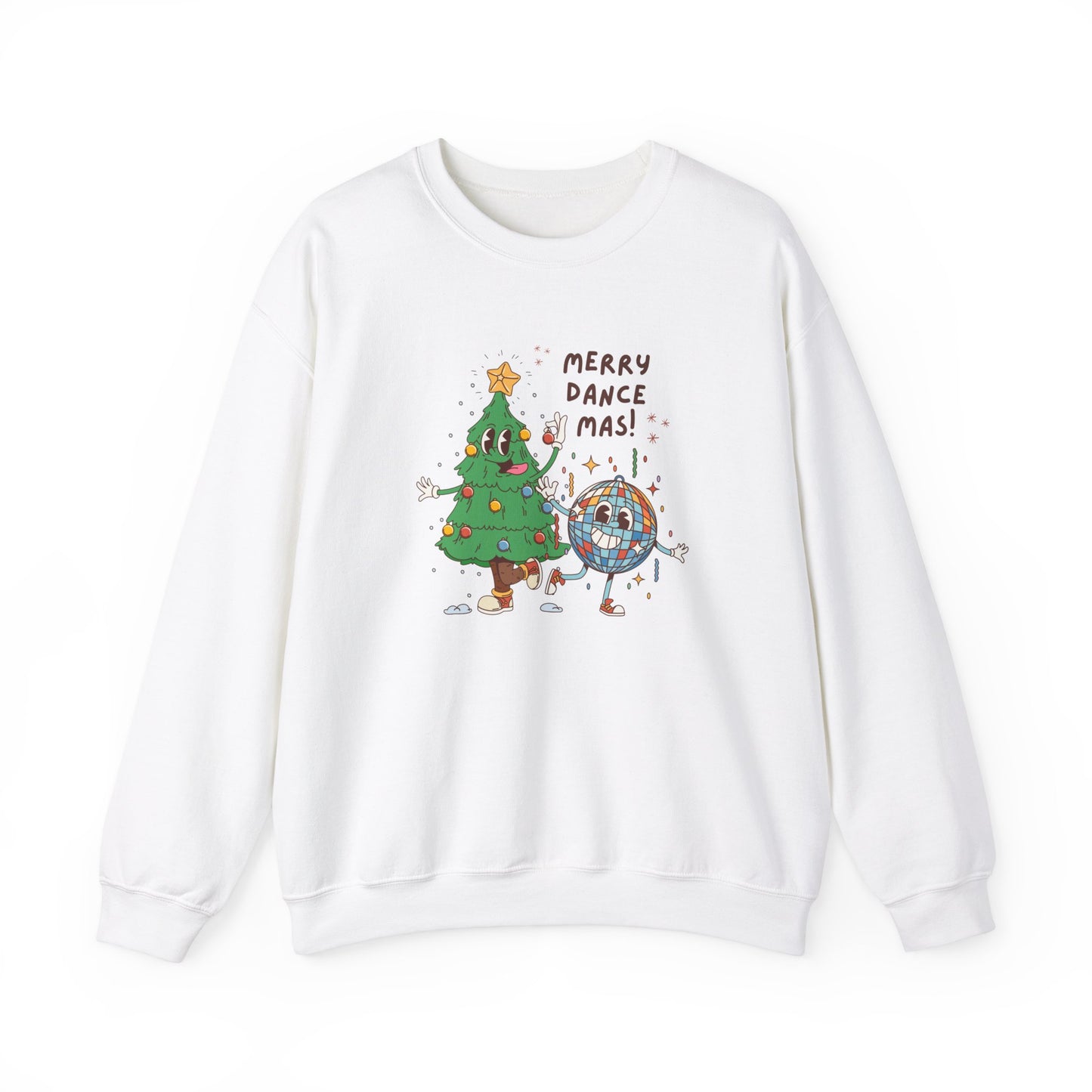 Unisex Heavy Blend Crewneck Sweatshirt Merry Dancemas 🎄🪩✨