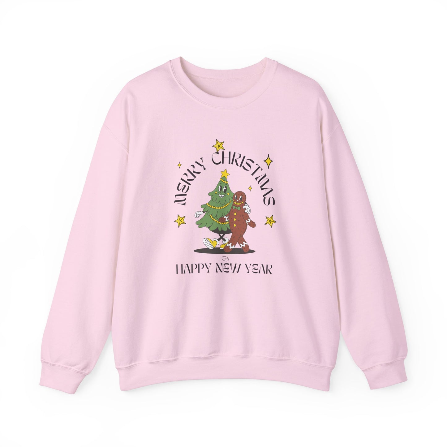 Unisex Heavy Blend Crewneck Sweatshirt Merry Christmas & Happy New Year 🎄☃️✨