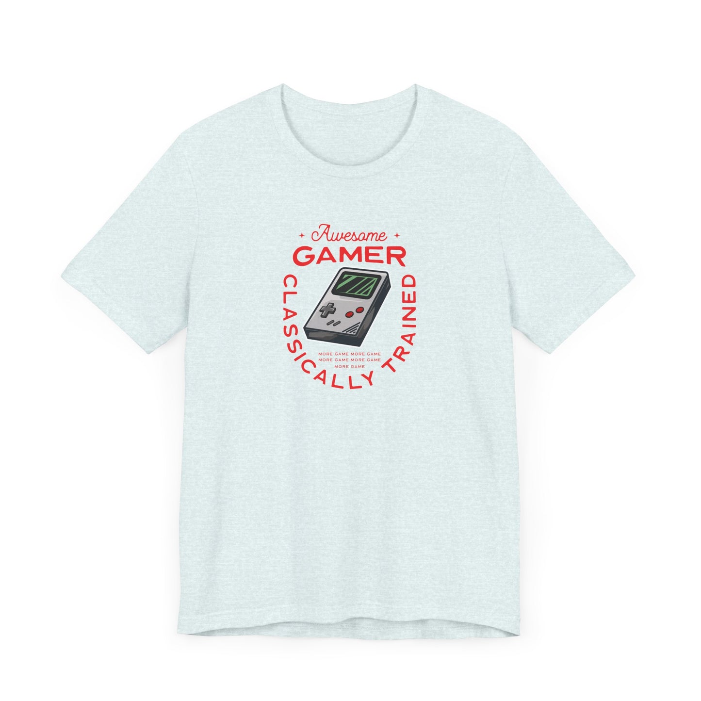 Unisex Jersey Short Sleeve Tee Awesome Gamer Classically Trained Red Print