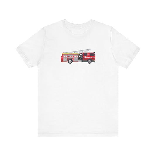Unisex Jersey Short Sleeve Tee Fire Department Pumper Truck