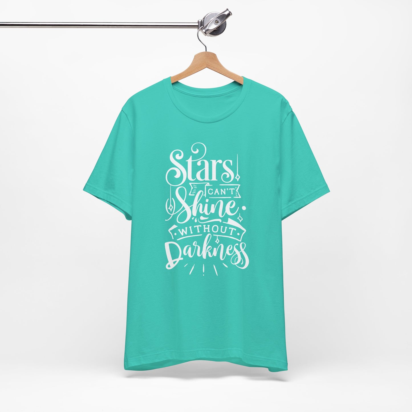 Stars Can't Shine Without Darkness Unisex Jersey Short Sleeve Tee
