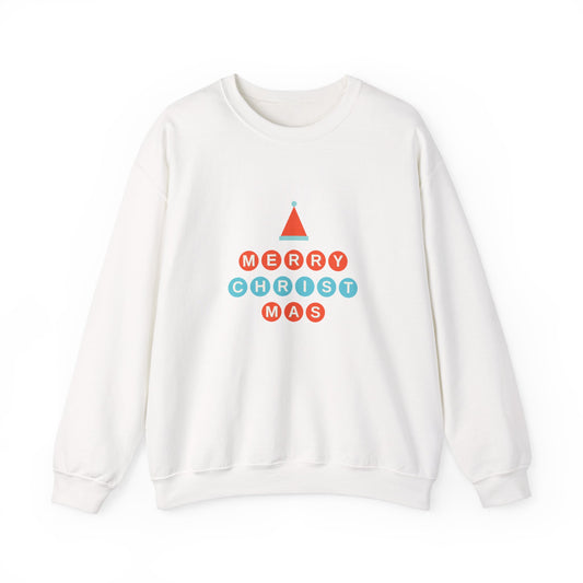 Merry Christmas Baubles 🎄✨ Unisex Heavy Blend Crewneck Sweatshirt