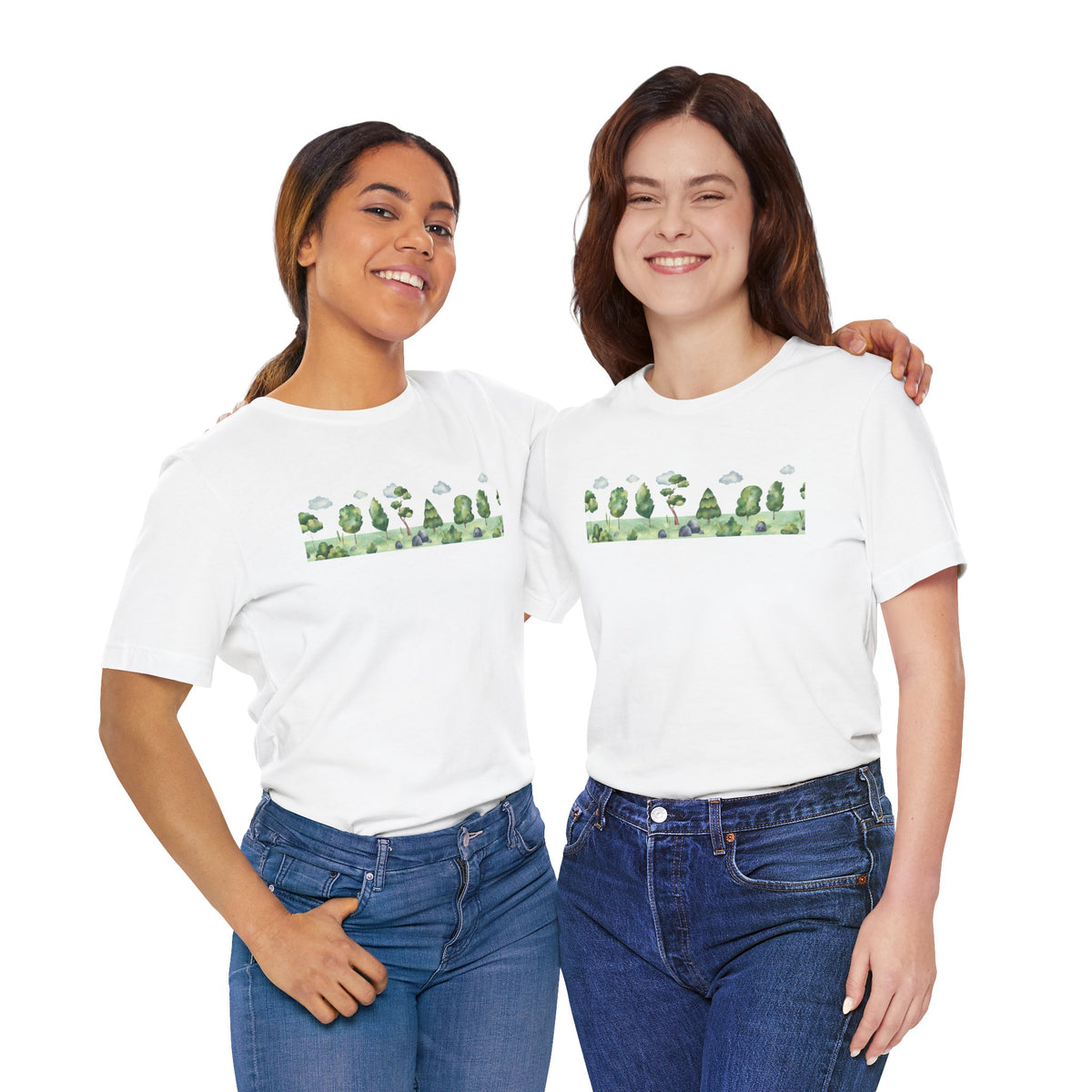 Green Dreams Meadow Magic Unisex Jersey Short Sleeve Tee