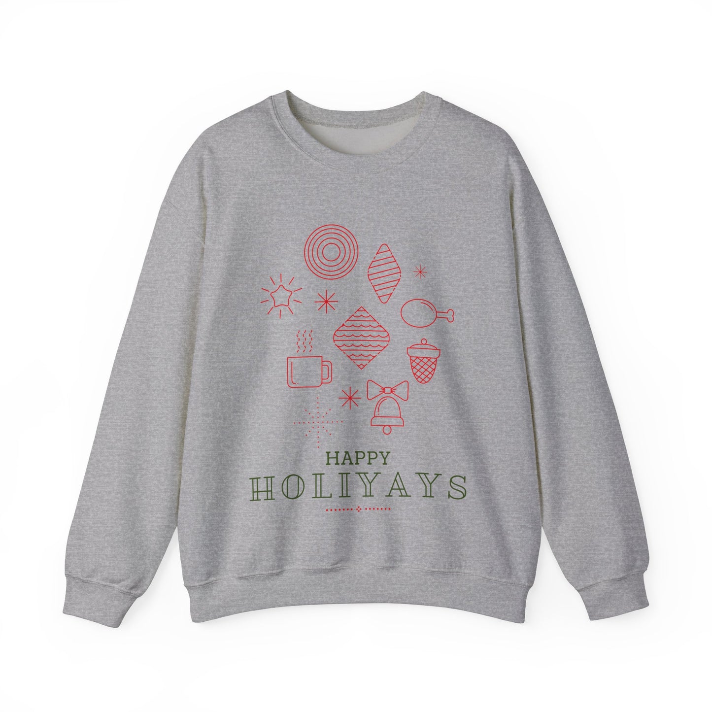 Unisex Heavy Blend Crewneck Sweatshirt Happy Holiyays 🎉✨