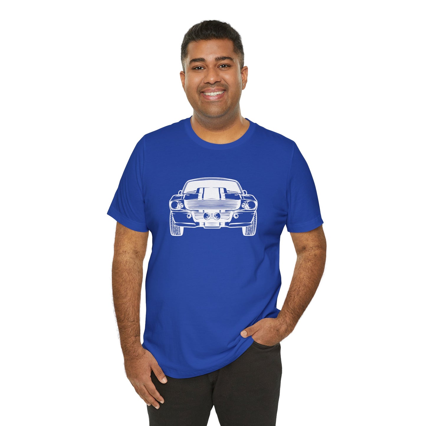 1967 Shelby Mustang GT500 Fastback Men's Jersey Short Sleeve Tee