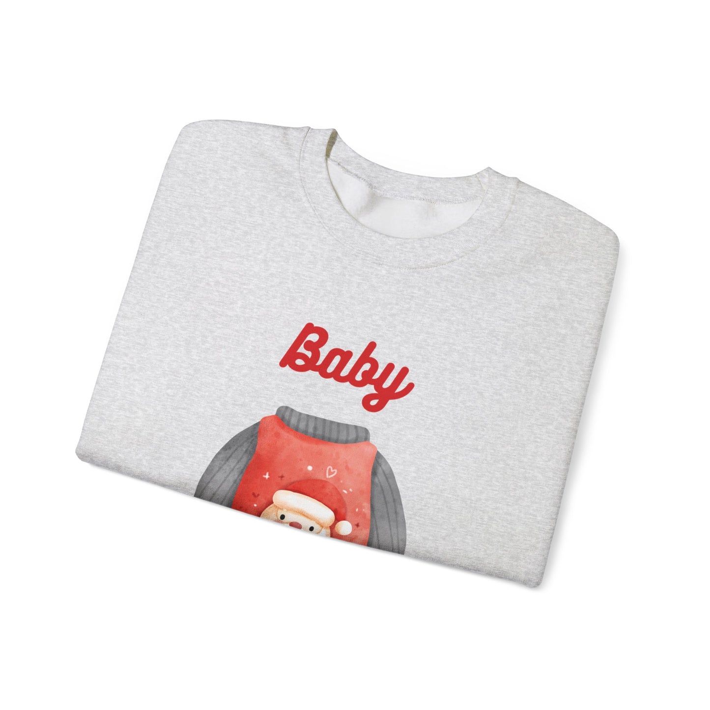 Unisex Heavy Blend Crewneck Sweatshirt Baby It's Cold Outside Santa 🎅🎄❄️❤️