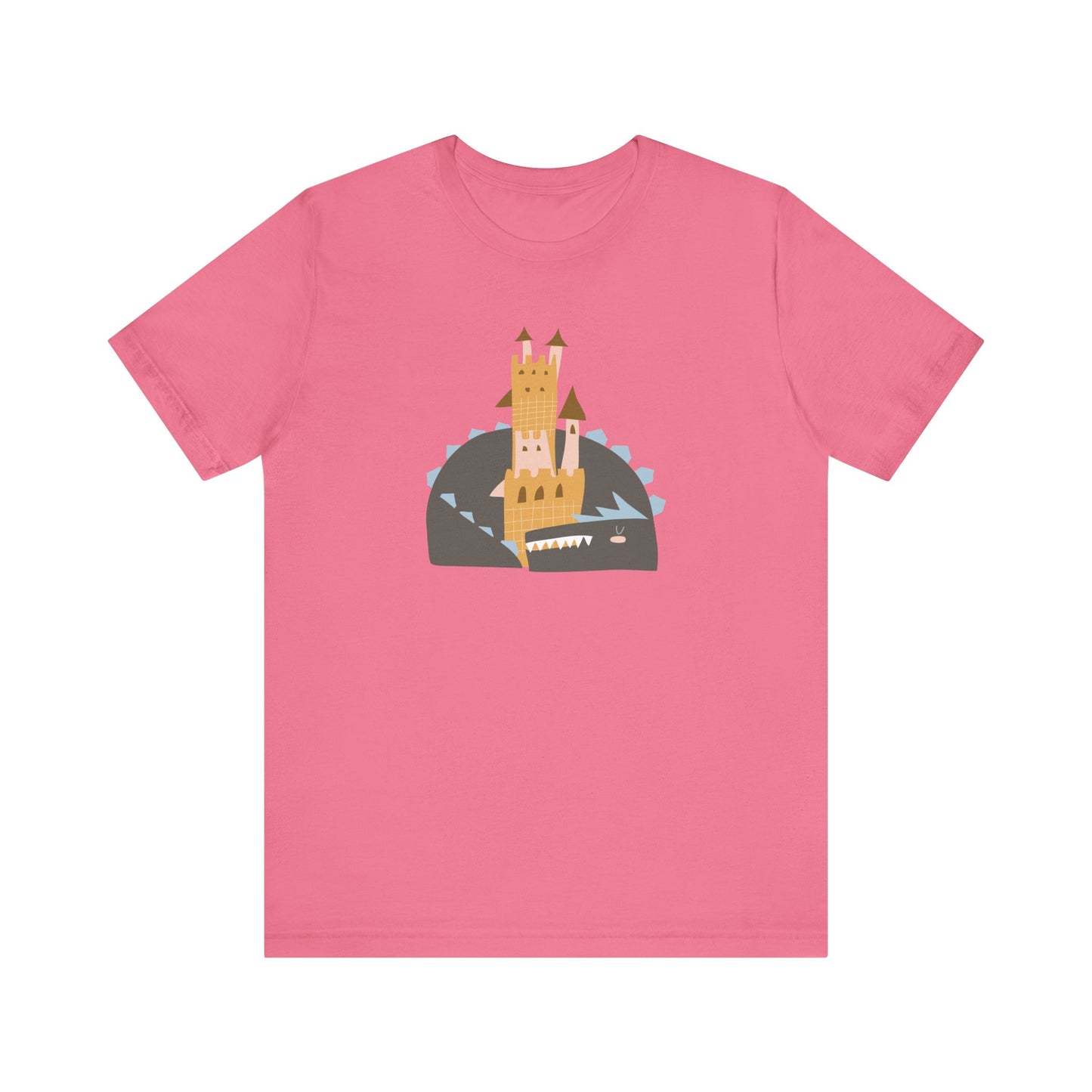 Unisex Jersey Short Sleeve Tee Dragon Dreams Cute Castle Nap