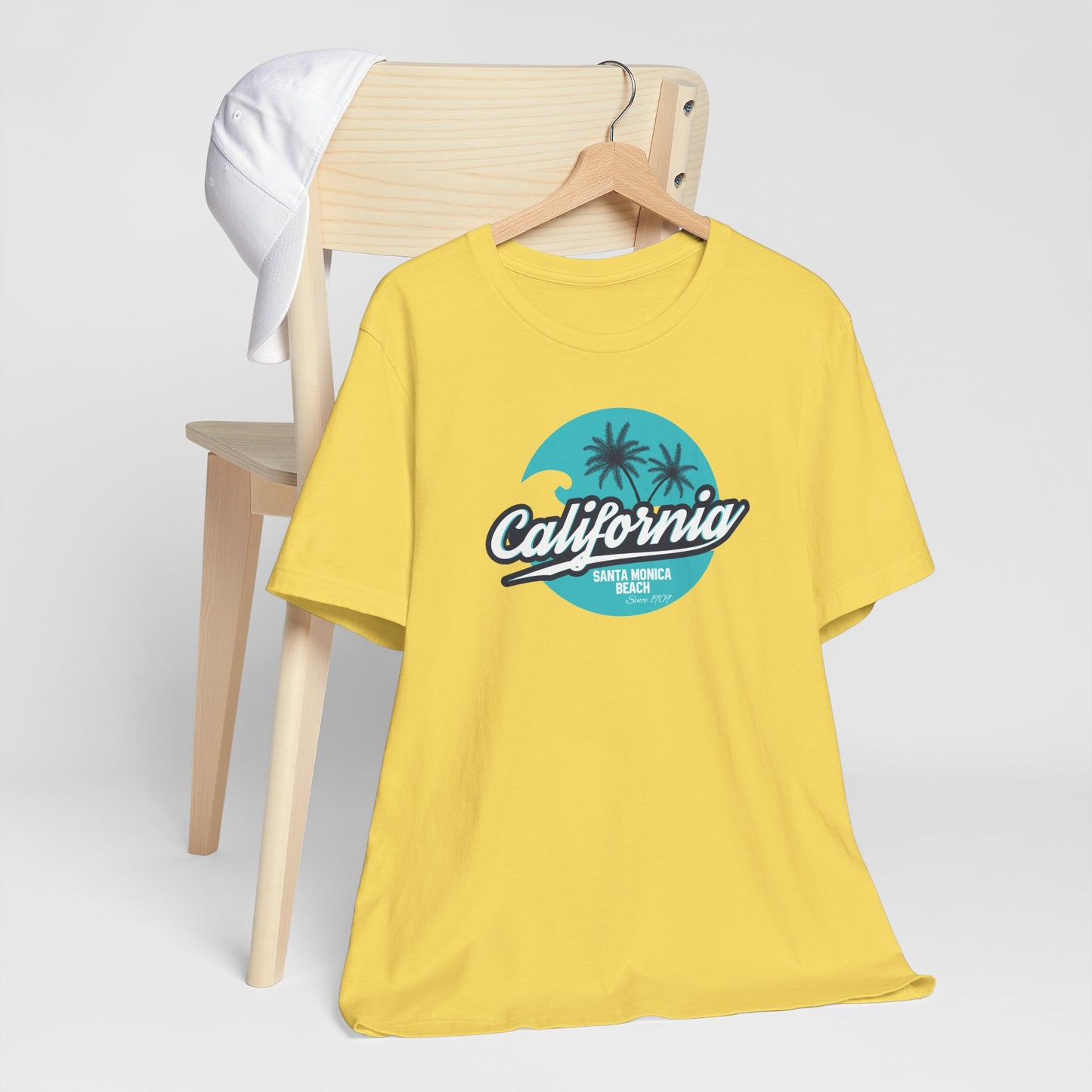 California Santa Monica Beach Unisex Jersey Short Sleeve Tee