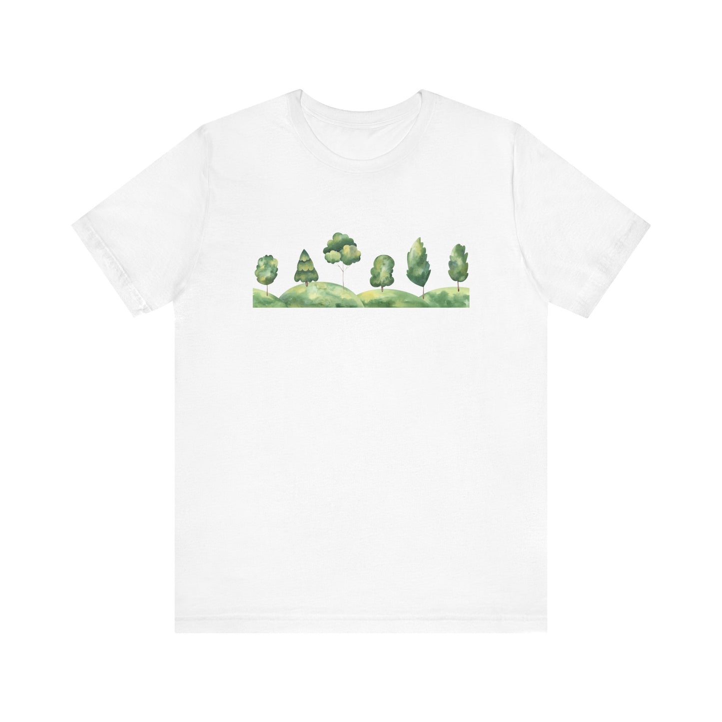 Tree-mendous Green Hills Nature Unisex Jersey Short Sleeve Tee