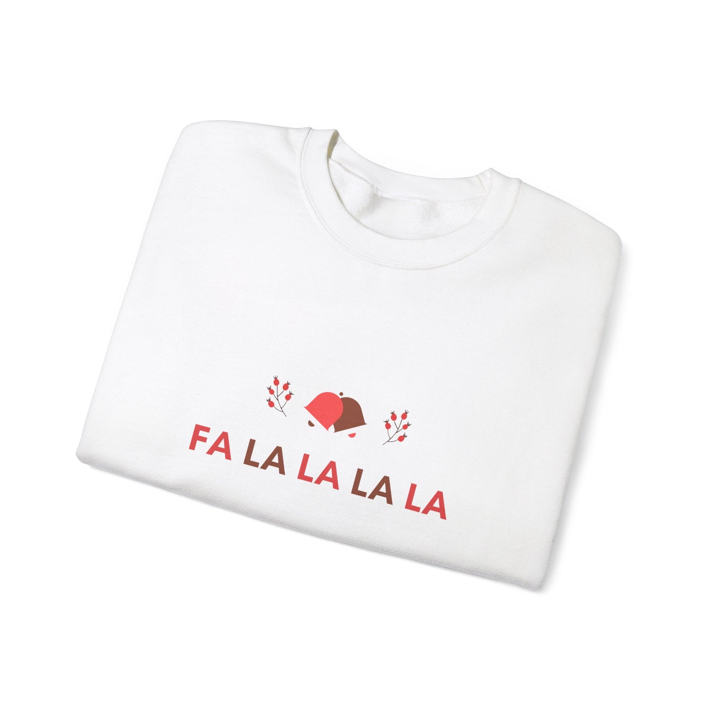 Unisex Heavy Blend Crewneck Sweatshirt Fa La La La La 🎶🔔🦌