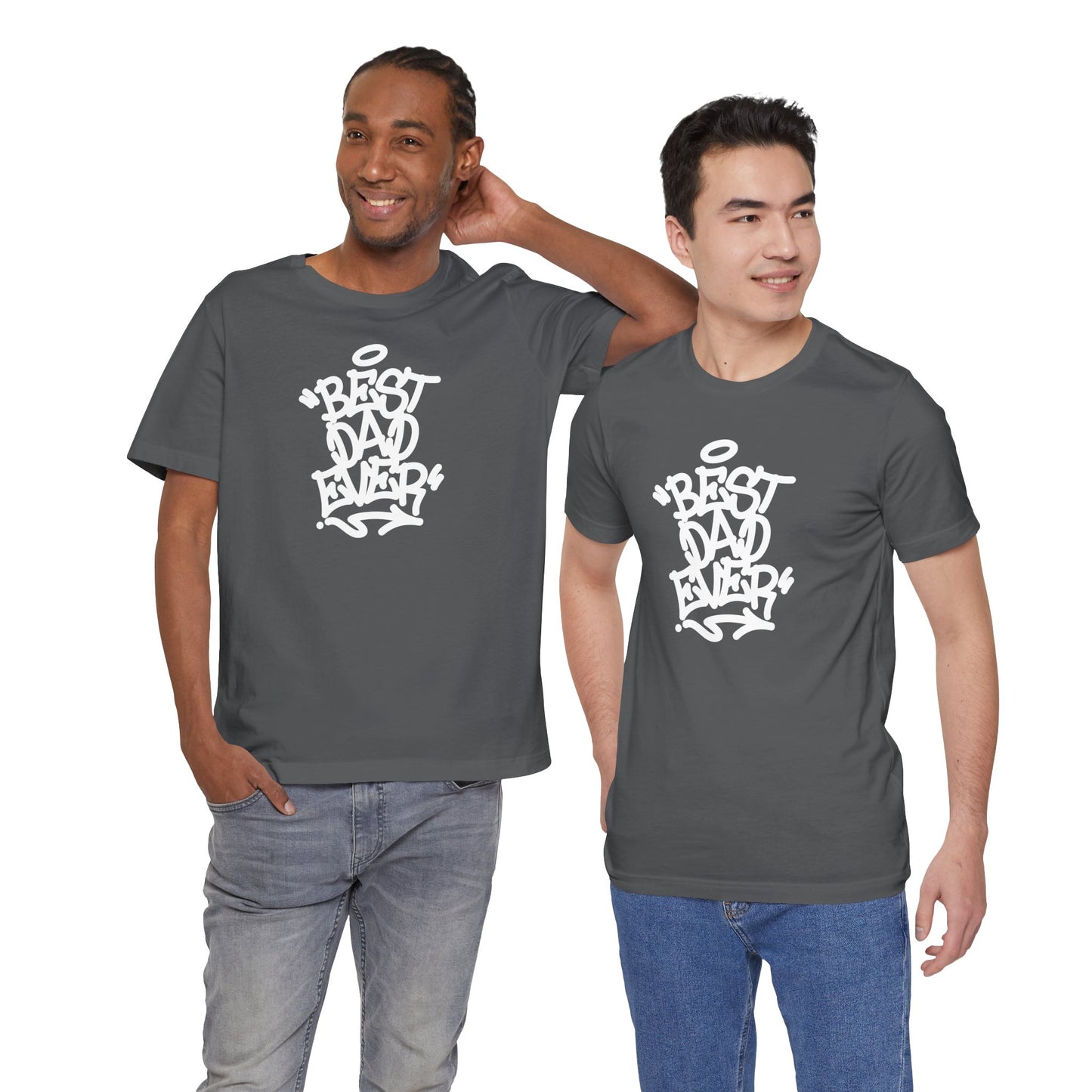 Best Dad Ever Men's Jersey Short Sleeve Tee