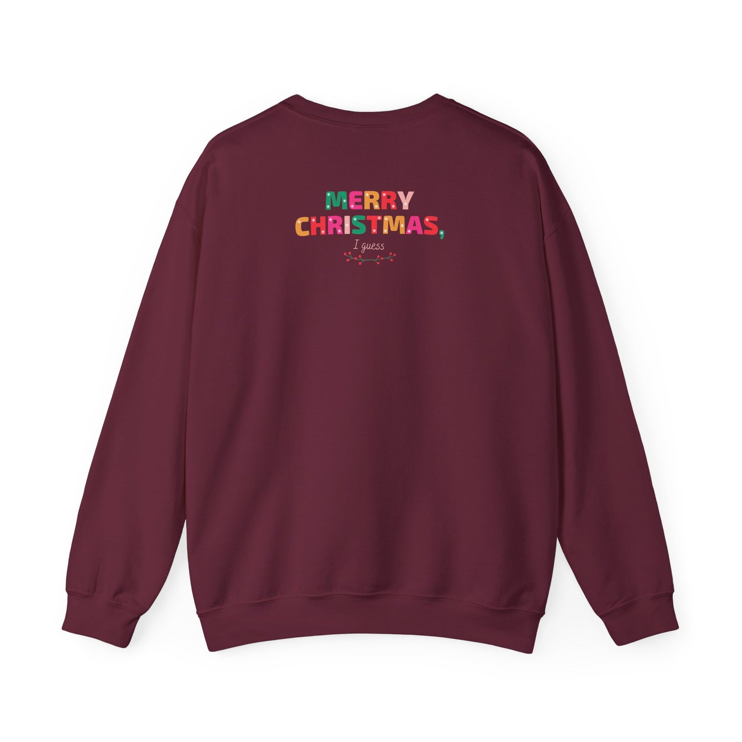 Unisex Heavy Blend Crewneck Sweatshirt Ew, People & Merry Christmas, I Guess 🎄✨