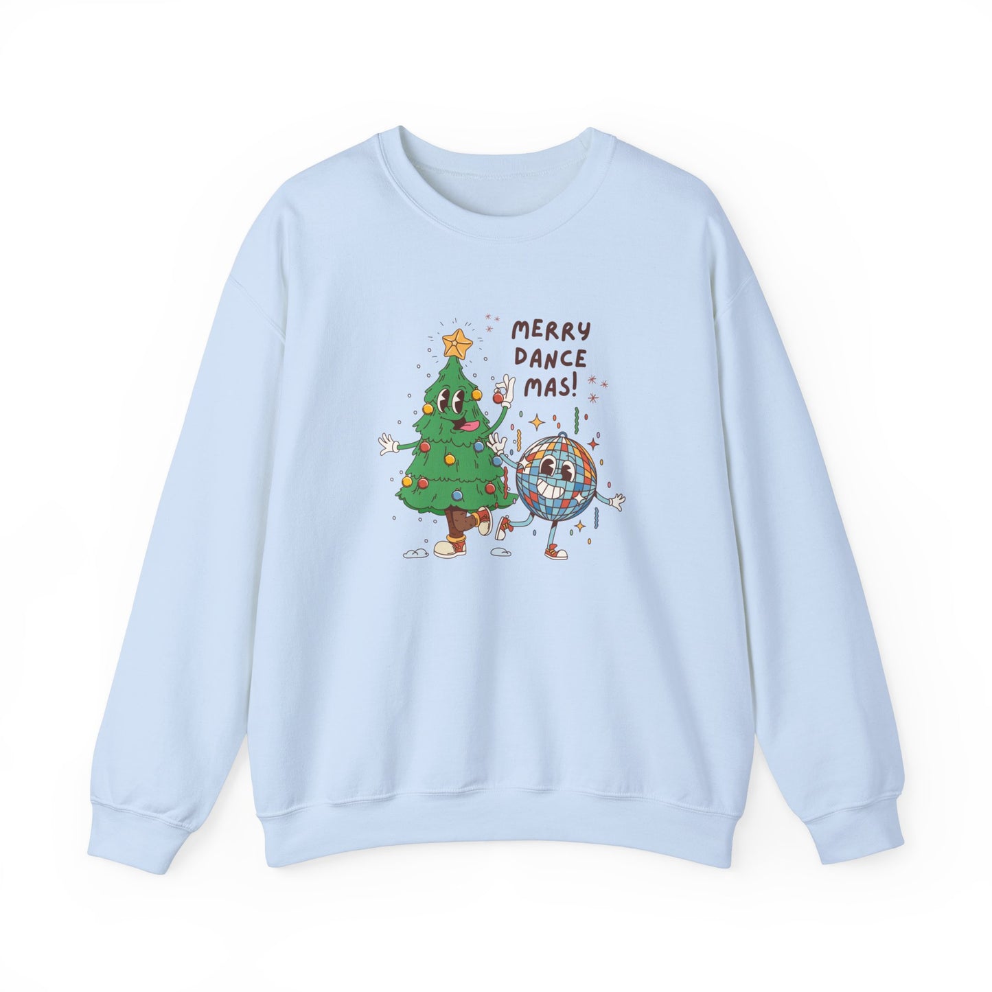 Unisex Heavy Blend Crewneck Sweatshirt Merry Dancemas 🎄🪩✨