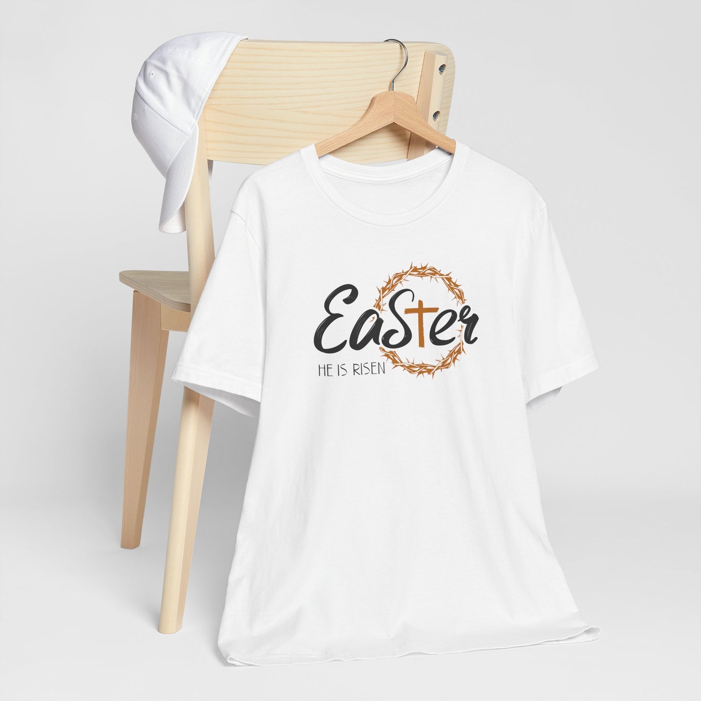 Easter He Is Risen Unisex Jersey Short Sleeve Tee