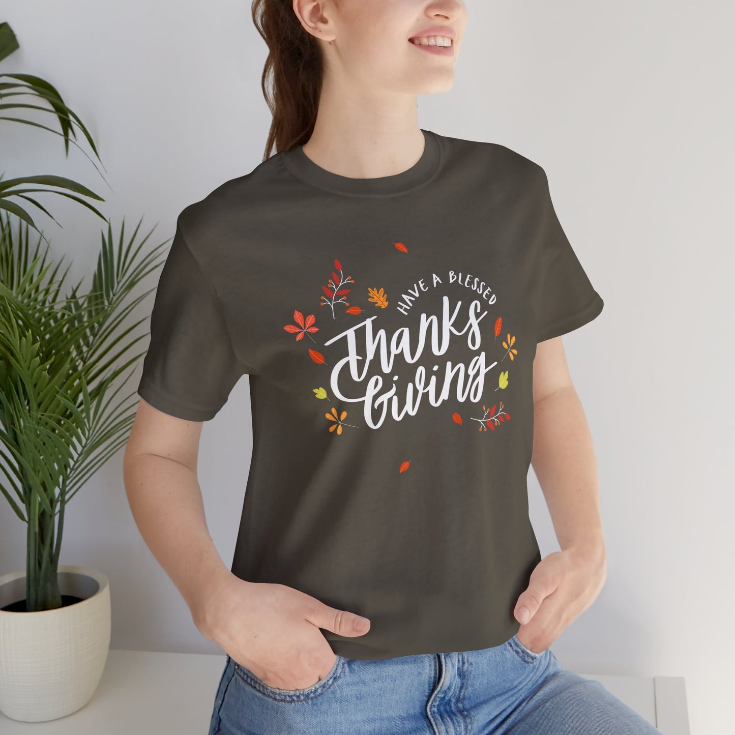 Have A Blessed Thanksgiving Unisex Jersey Short Sleeve Tee
