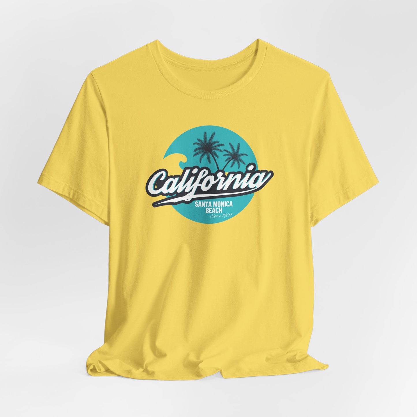 California Santa Monica Beach Unisex Jersey Short Sleeve Tee