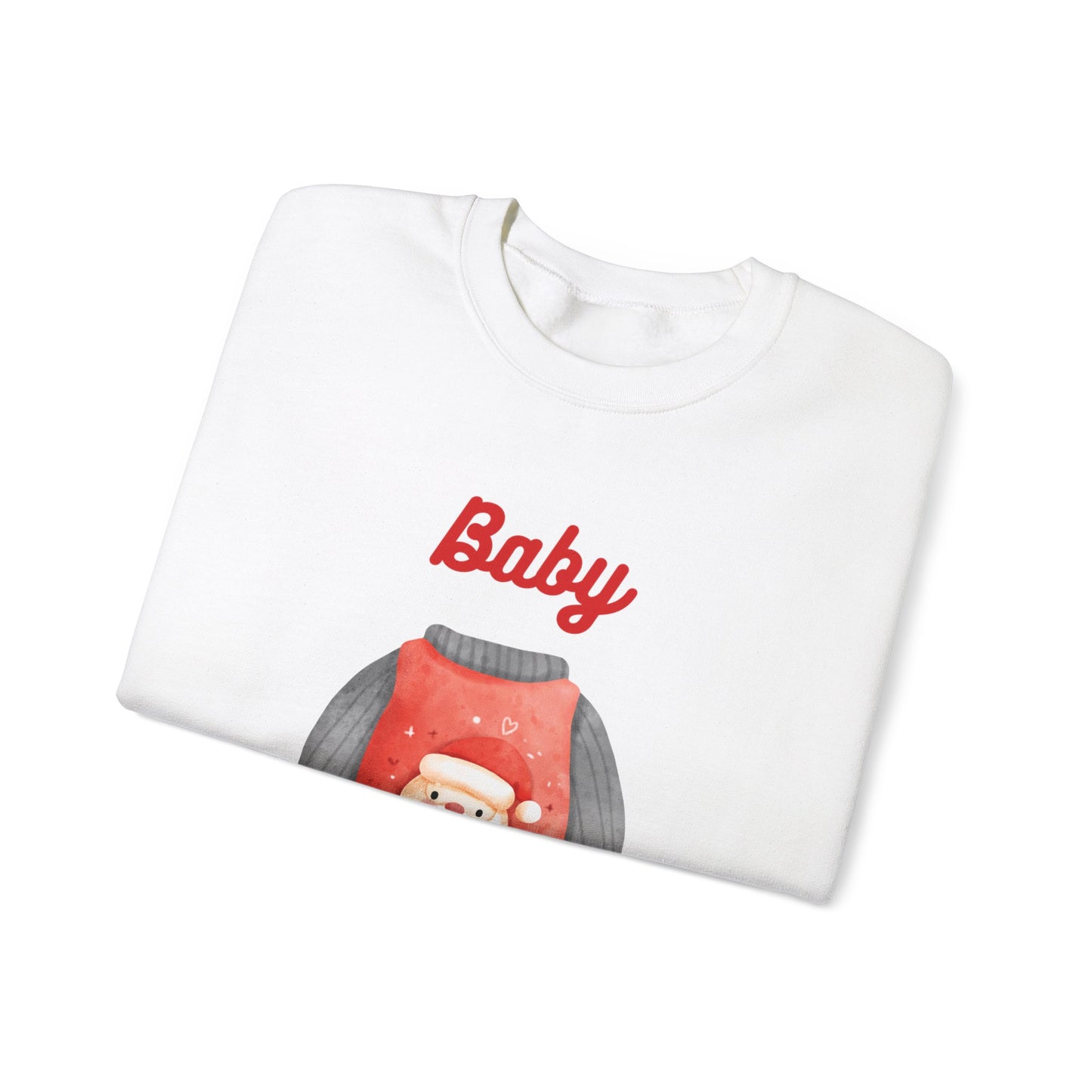 Unisex Heavy Blend Crewneck Sweatshirt Baby It's Cold Outside Santa 🎅🎄❄️❤️