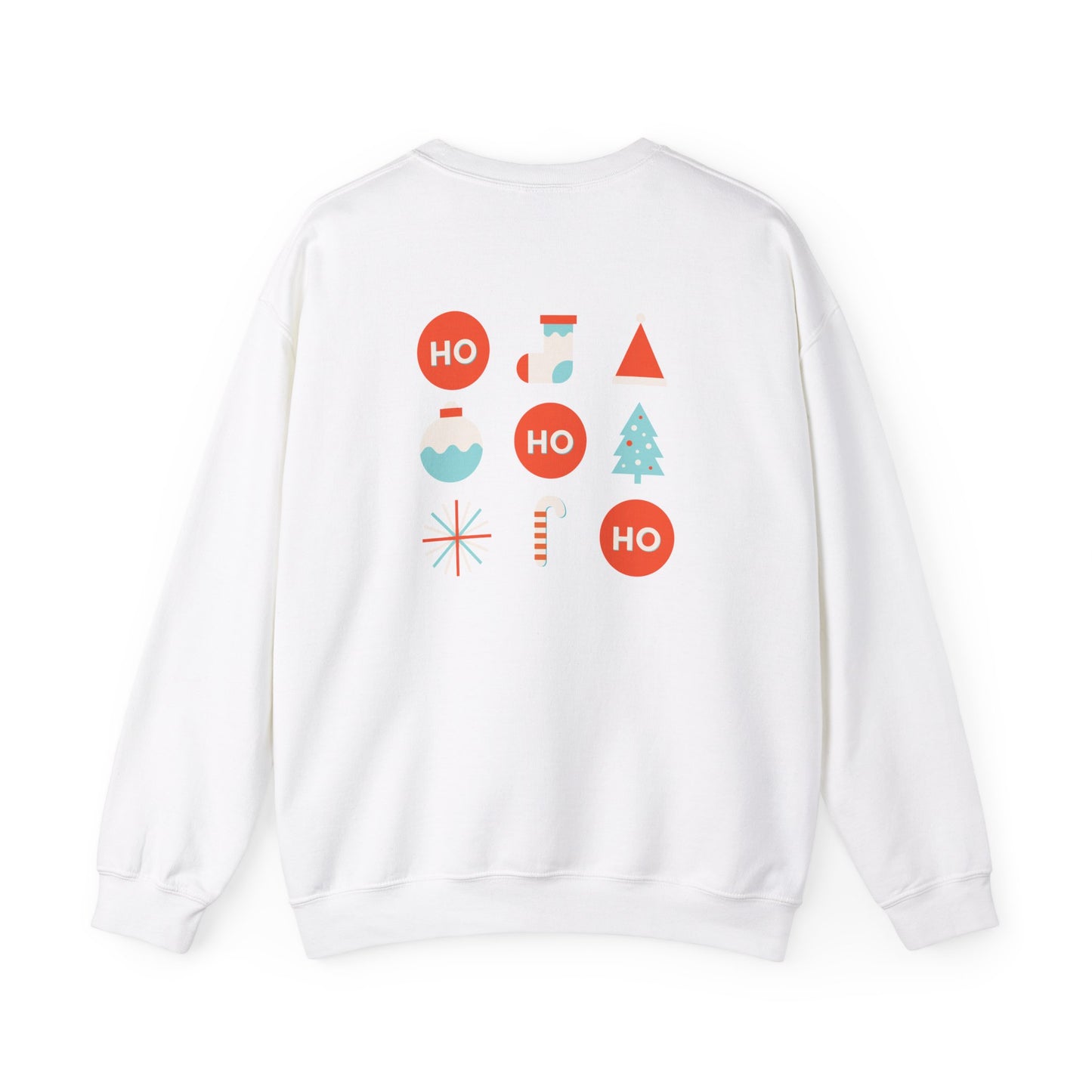 Unisex Heavy Blend Crewneck Sweatshirt Merry Christmas Baubles 🎄✨