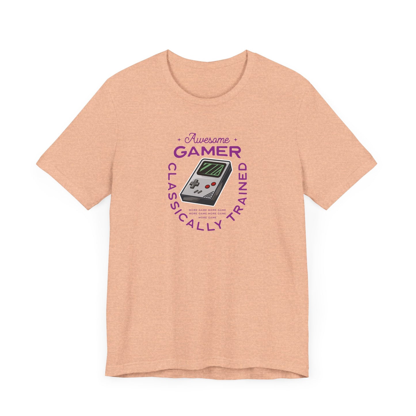 Unisex Jersey Short Sleeve Tee Awesome Gamer Classically Trained Purple Print