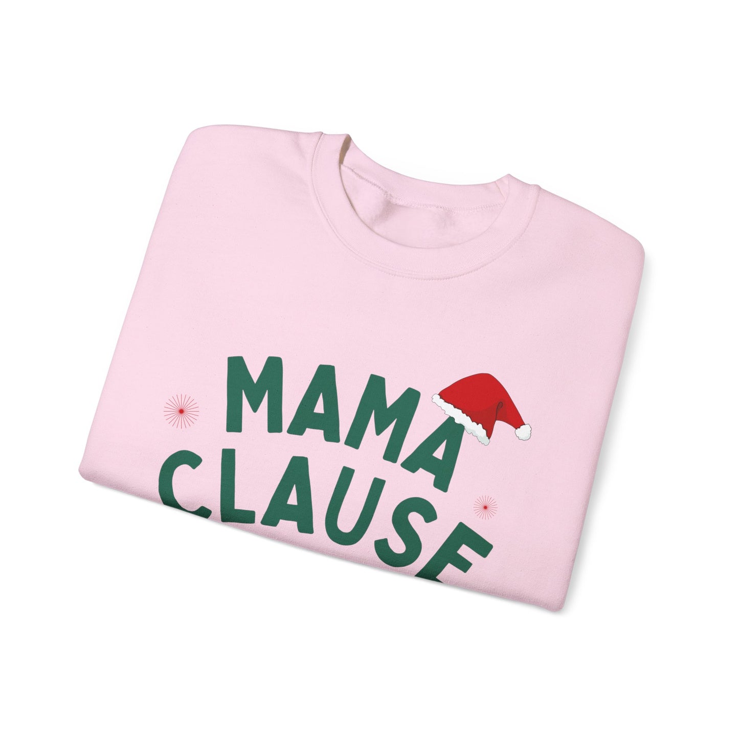 Unisex Heavy Blend Crewneck Sweatshirt Mama Clause Merry & Bright 🎄✨