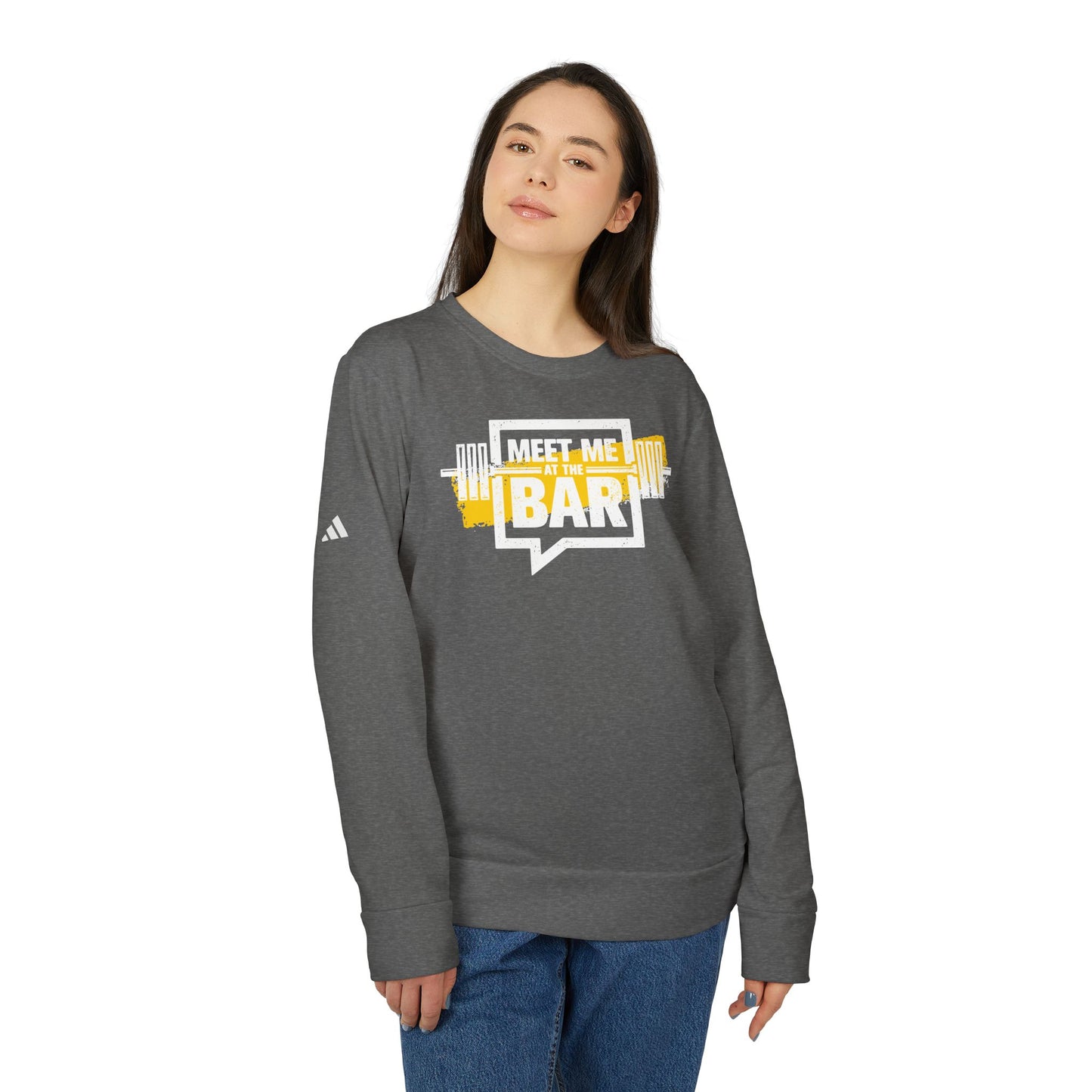 Meet Me At The Bar Adidas Unisex Cozy Fleece Sweatshirt