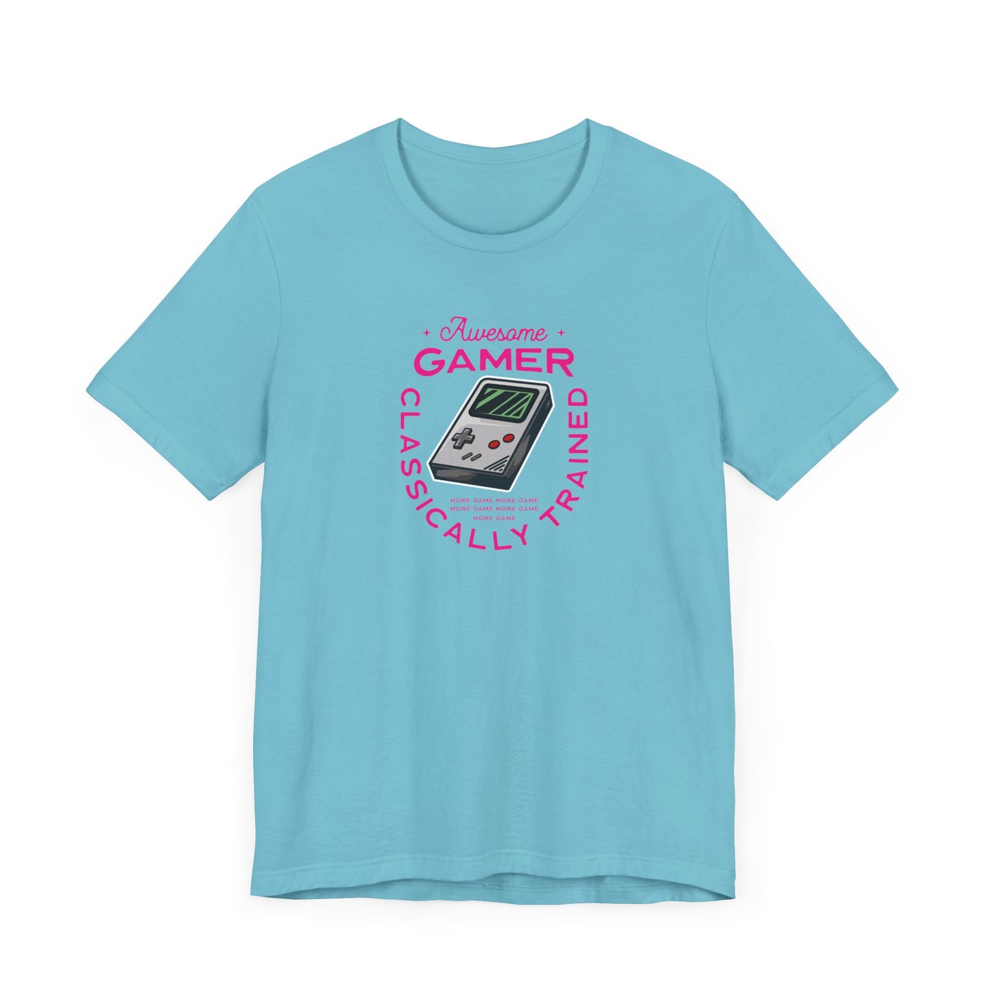 Unisex Jersey Short Sleeve Tee Awesome Gamer Classically Trained Pink Print