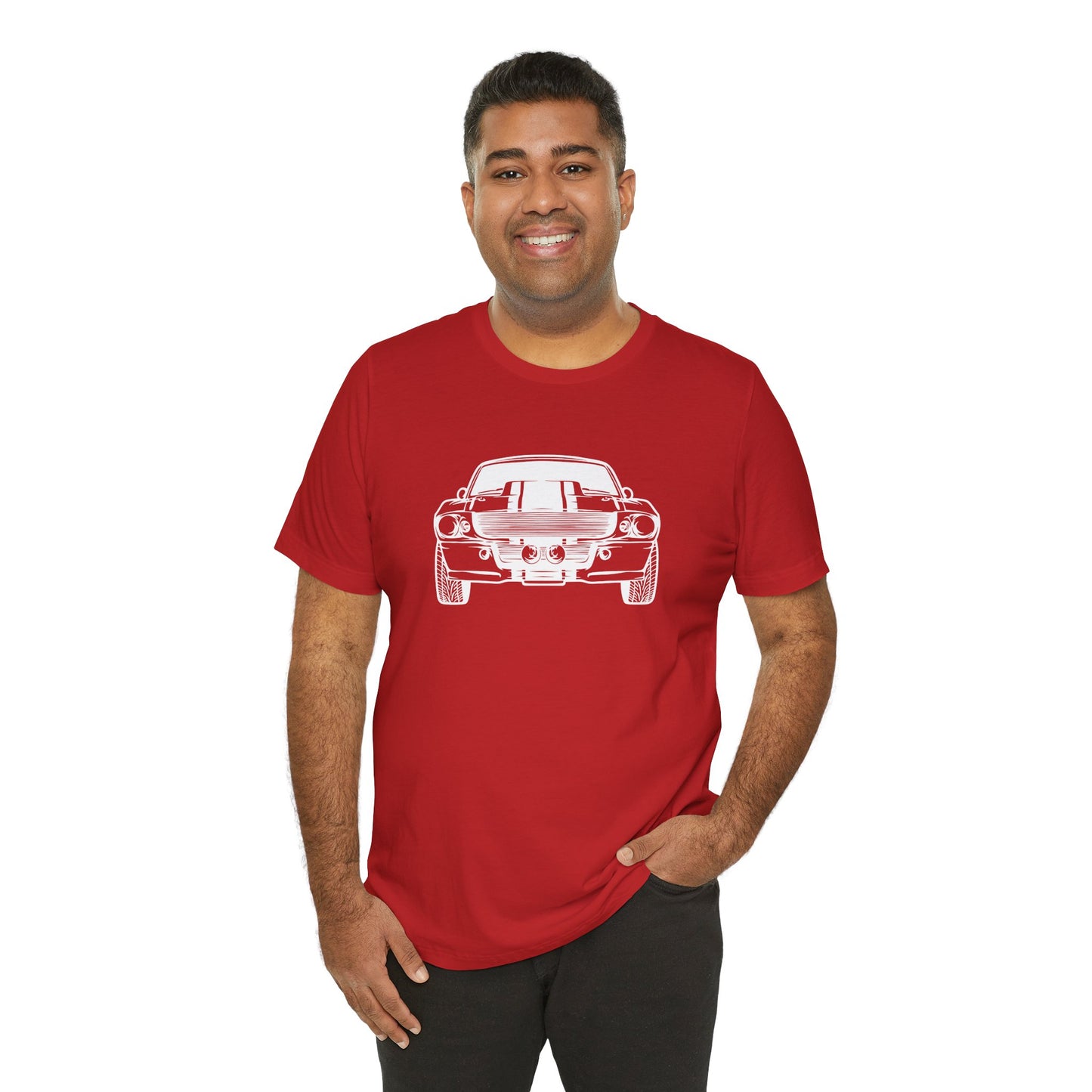 1967 Shelby Mustang GT500 Fastback Men's Jersey Short Sleeve Tee