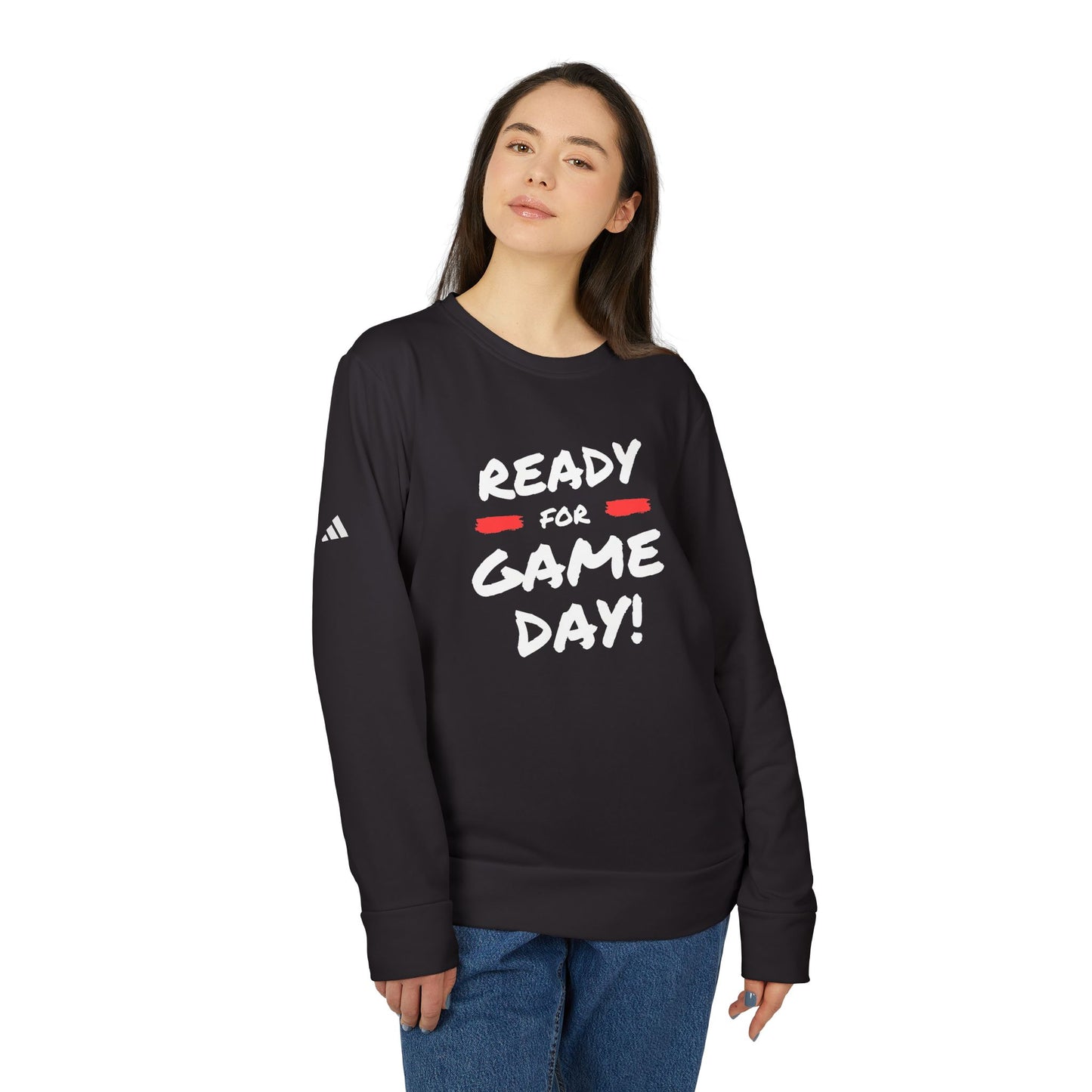 Ready For Game Day Adidas Unisex Cozy Fleece Sweatshirt