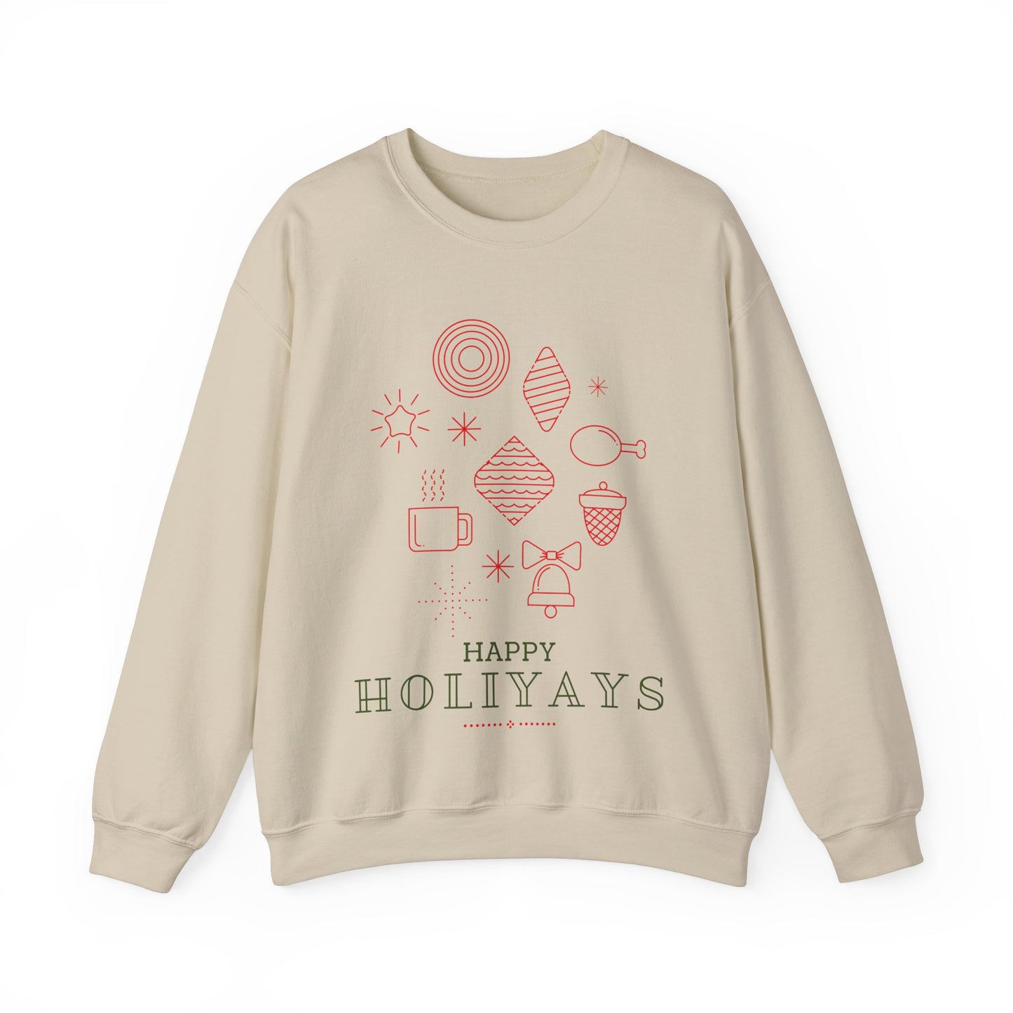 Unisex Heavy Blend Crewneck Sweatshirt Happy Holiyays 🎉✨