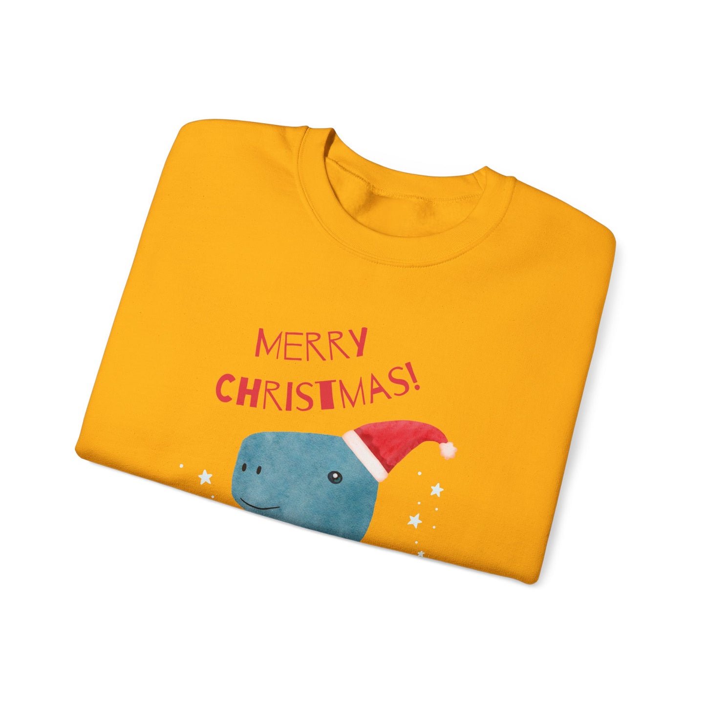 Unisex Heavy Blend Crewneck Sweatshirt Merry Christmas Dino 🎄🦖🎁