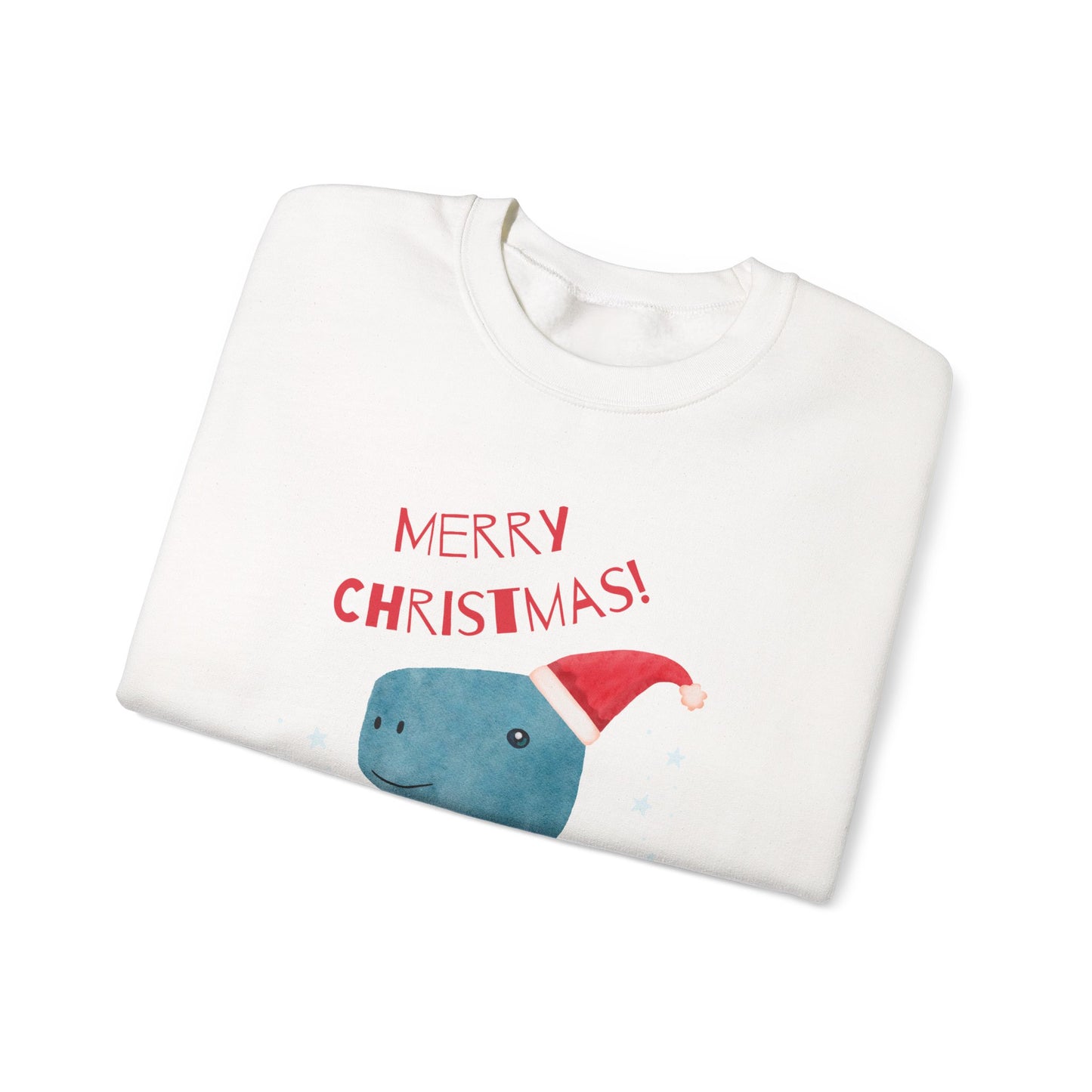 Merry Christmas Dino 🎄🦖🎁 Unisex Heavy Blend Crewneck Sweatshirt
