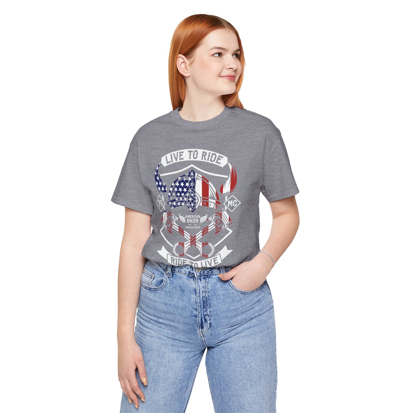 Live To Ride Ride To Live 1% MC Unisex Jersey Short Sleeve Tee