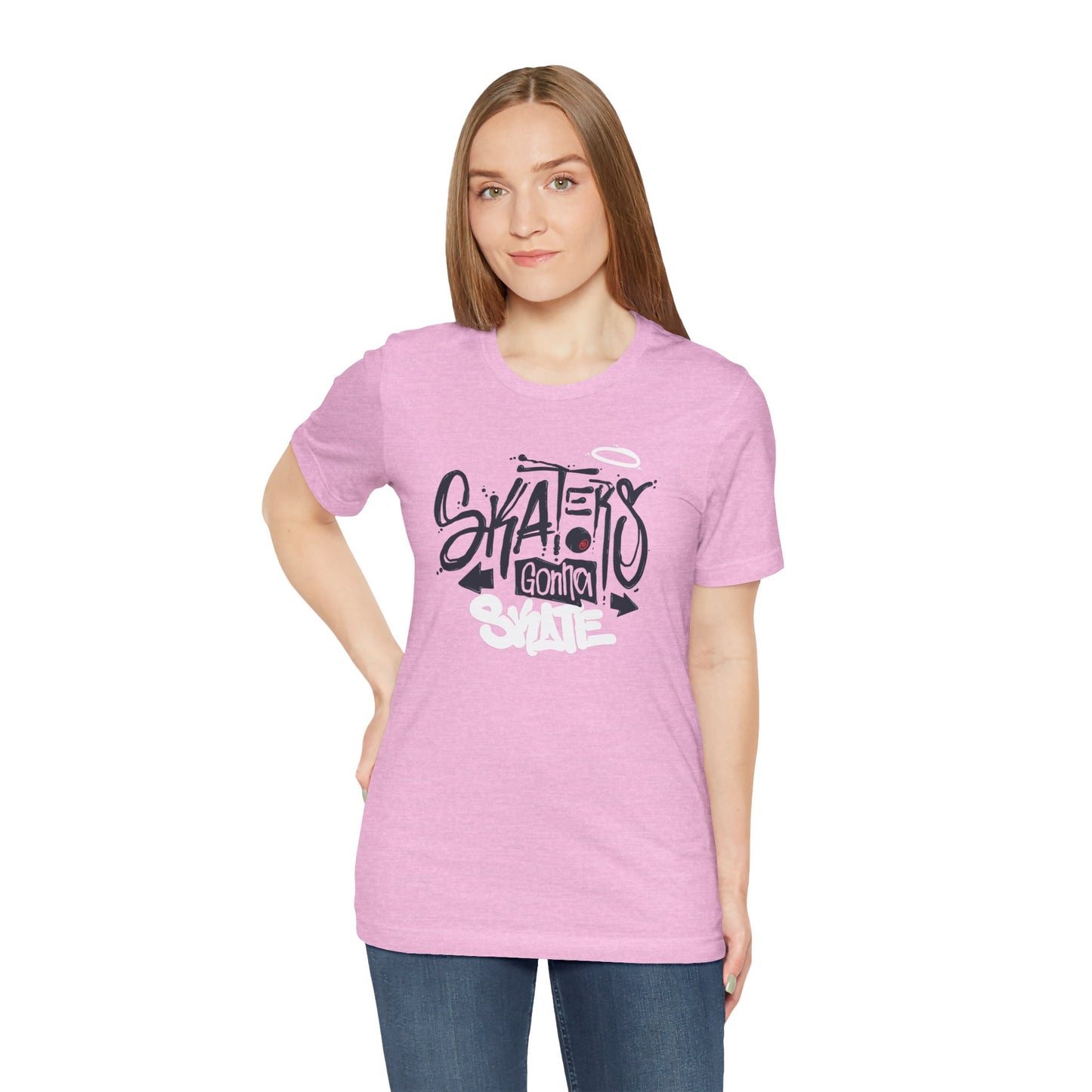 Skaters Gonna Skate Unisex Jersey Short Sleeve Tee
