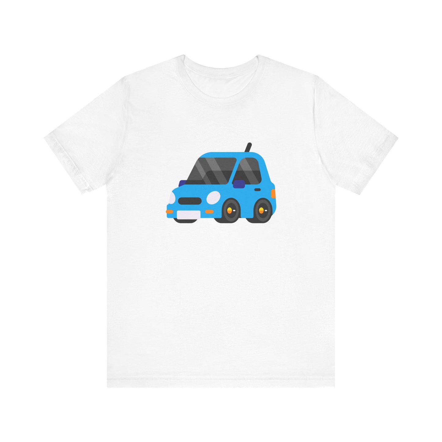 Unisex Jersey Short Sleeve Tee Adorable Car T-shirt Blue Car