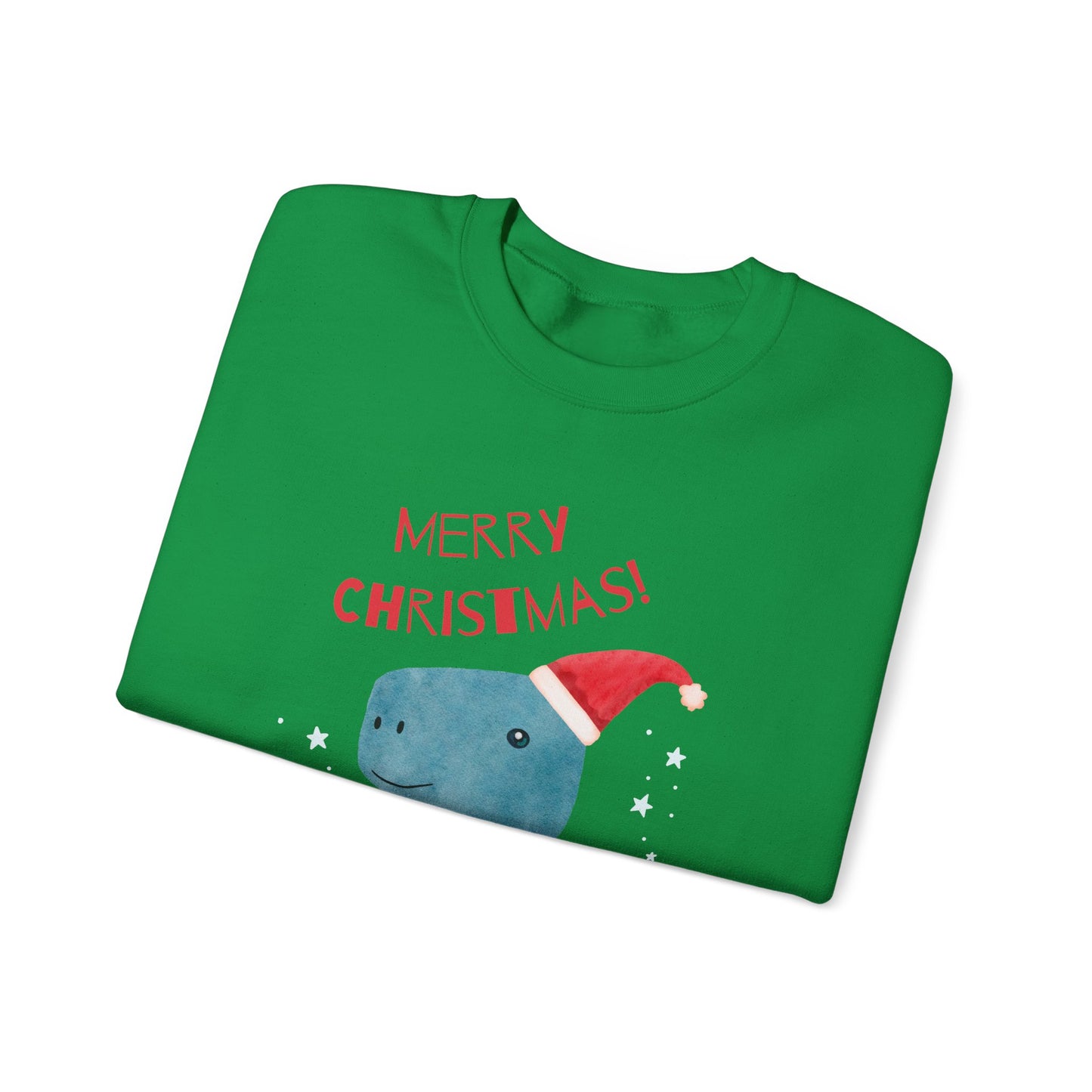 Unisex Heavy Blend Crewneck Sweatshirt Merry Christmas Dino 🎄🦖🎁